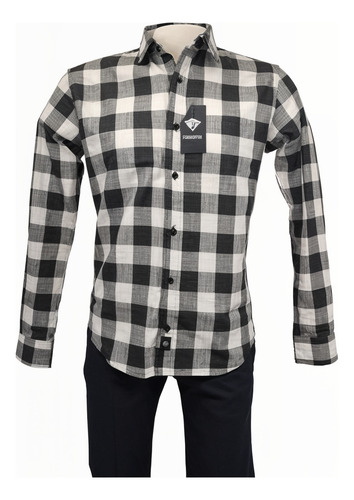 Camisa Giorgio Berlucchi Slim Fit Cuadros 21 Ml 2024