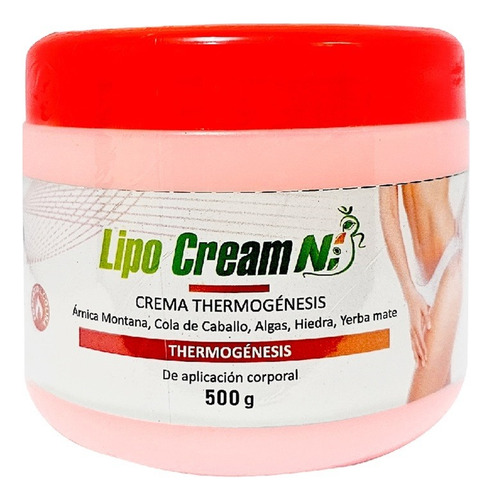 Crema Reductora Para Abdomen Lipo Cream Tapa Roja