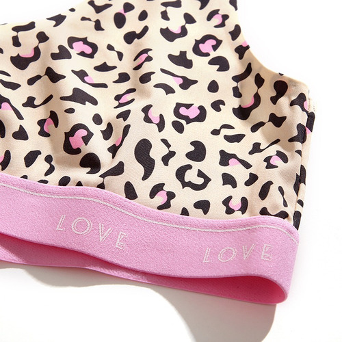 Conjunto De Bikini Finetoo Con Estampado De Leopardo Para Mu
