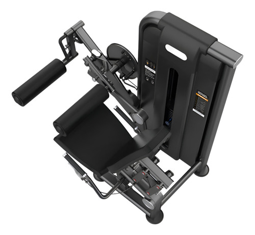 Aparato Dual Extension / Curl Peso Integrado Gimnasio Gym Estructura Negro Tapizado Negro