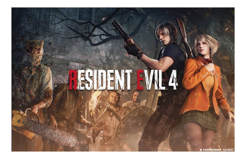 Poster Con Realidad Aumentada - Resident Evil 4 Remake