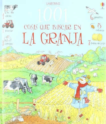 1001 Cosas Que Buscar En La Granja, De Vv.aa. Editorial Usborne, Tapa Blanda, Edición 1 En Español