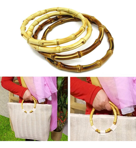 Bolsa De Ganchillo De 3 Piezas, Juego De Asas De Base De