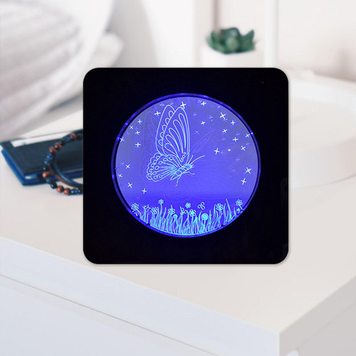 Luz De Noche 3d Lámpara De Ilusión Led Luces De Escritorio