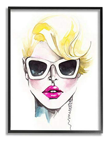 Lentes De Sol - Stupell Industries Blonde Female Fashion Por