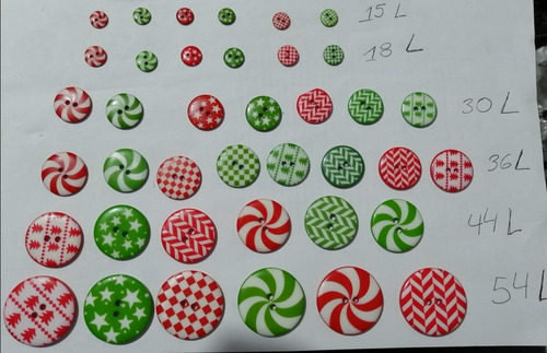 Botones Navideños