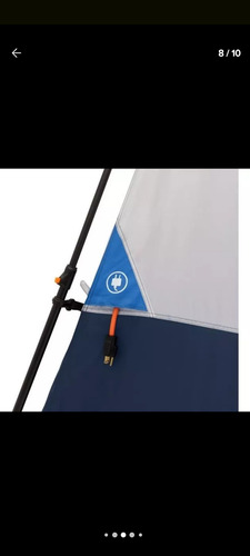 Casa De Campaña 6 Personas Instantanea Con Luz Ozark Trail Azul Acero (Usado)