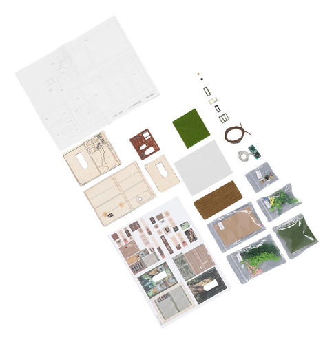 Kit De Bricolaje Con Tira Abierta Y Cerrada En Miniatura De