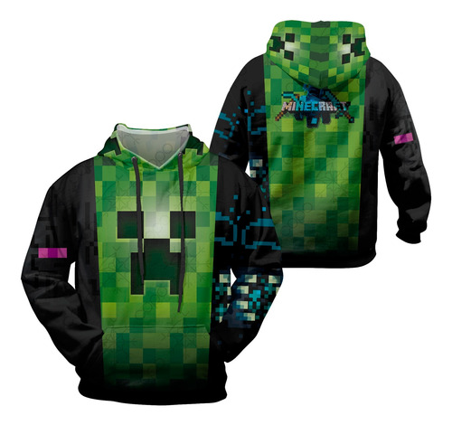 Sudadera Minecraft 2025 Pelicula Videojuego Infantil Unisex