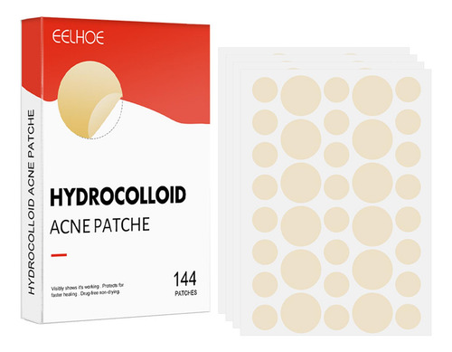 Juego De 144 Parches Hidrocoloides Para Granos De Acné Para