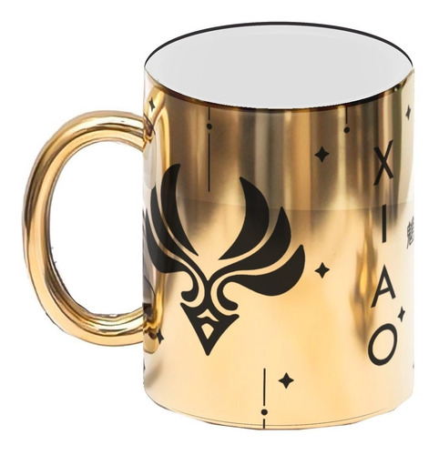 Taza Videojuego Genshin Impact Xiao Premium Oro