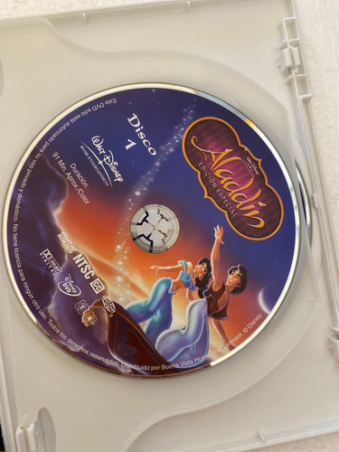 Dvd Original Aladdin Aladino Walt Disney Los Clasicos 2 Disc (Usado)