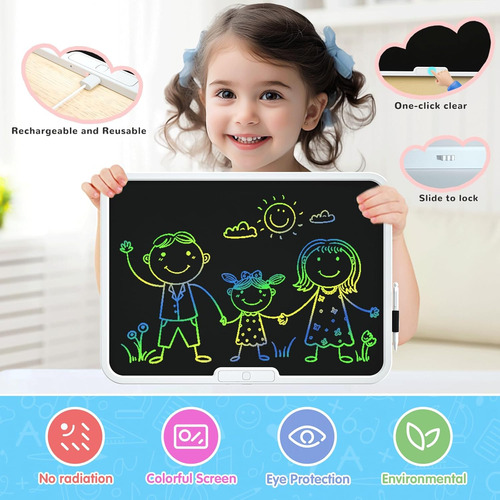 Ps·baby Tableta De Escritura Lcd De 15 Pulgadas Para Niños,