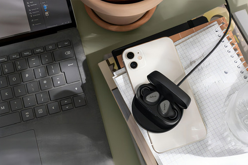 Auriculares inalámbricos para reuniones Jabra Connect 5t True, color negro
