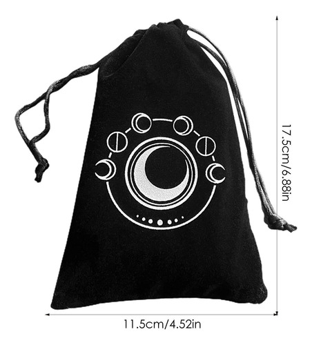 Bolsa De La Bolsa De La Tarjeta Del Tarot Moon Phase Tarot C