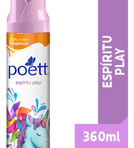 Desodorante  Espuma Play 360 Cc Poett Desod. Ambient Pro