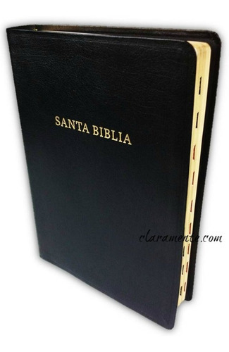 Biblia Letra Súper Gigante Rvr1960 Piel Fab. Negro Índice: Reina Valera 1960, De Reina Valera 1960. B&h Español Editorial Staff, Tapa Blanda En Español, 2016 Color Negro, Letra 17 Puntos - Con Índice