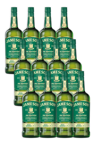 Jameson Whisky Ipa Edition Craft Beer Barrels Caja X12u 750m