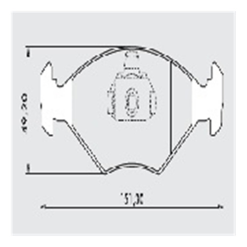 Pastilha Freio Lonaflex/trw Siena El 1.6 8v 98/99 Teves