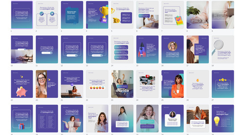 200 Artes Prontas Para Posts Diversos No Canva Gradiente