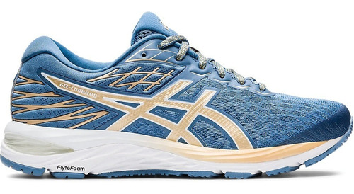 Tenis Asics Mujer Azul Gel Cumulus 21 Ns Running 1012a676400