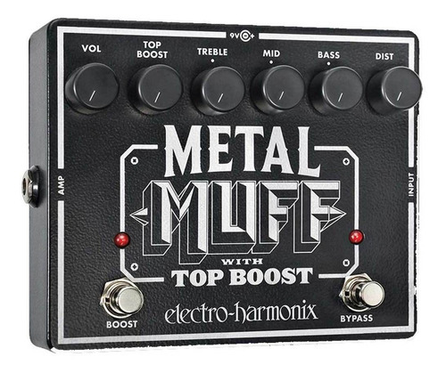 Pedal de distorsión Electro Harmonix Metal Muff