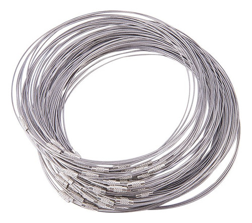 Nbeads 100 Hilo Alambre Acero Inoxidable Para Hacer Joya X