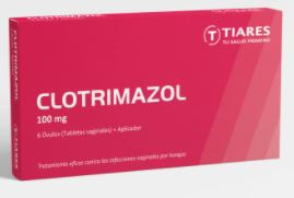 Clotrimazol 100 Mg 6 Ovulos (tab Vaginales) + Aplicador