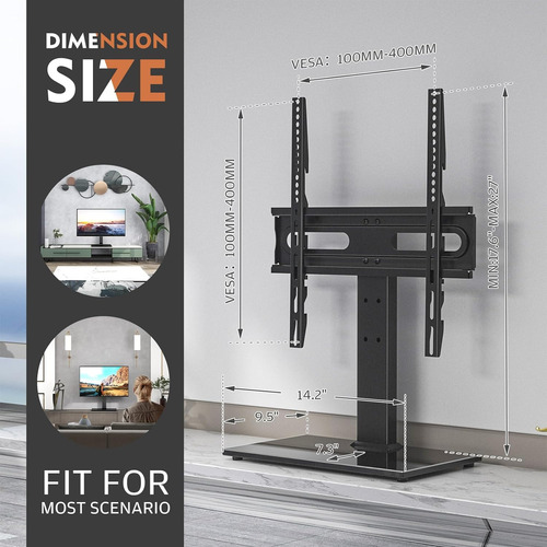 Universal Tv Stand - Soporte De Televisión De Mesa Para Tele