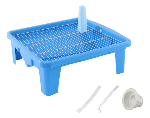 Toalete Do Treinamento Da Malha, Suporte Da Almofada Do Azul
