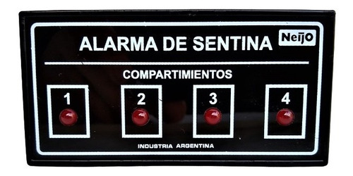 Panel De Leds /alarma De Sentina Para Embarcaciones_4 Zonas.