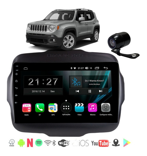 Multimidia Renegade Trailhawk Sport 10 Android 8 Aikon