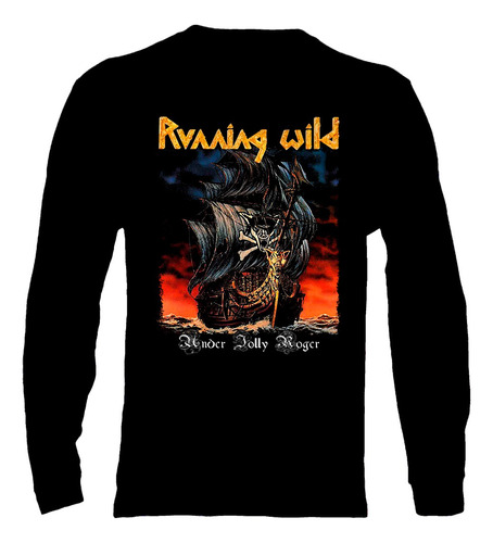 Polera Manga Larga Running Wild - Ver 06 - Under Jolly Roger