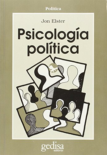 Libro Psicologia Politica De Jon Elster Ed: 1