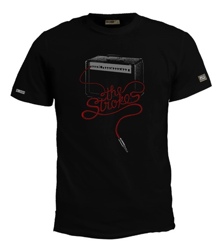 Camiseta Estampada The Strokes Banda Rock Metal Hombre Bto 