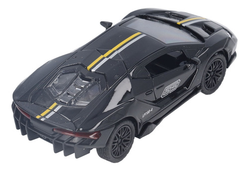 Coche Retráctil De Metal, Modelo De Aleación 1:32, Duradero,