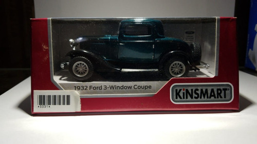 Kinsmart Ford 3 Window Coupé 1932 Escala 1:36  (aprox 12 Cm)