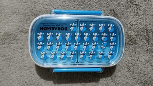 Lunch Box De Doraemon, Lonchera Color Celeste