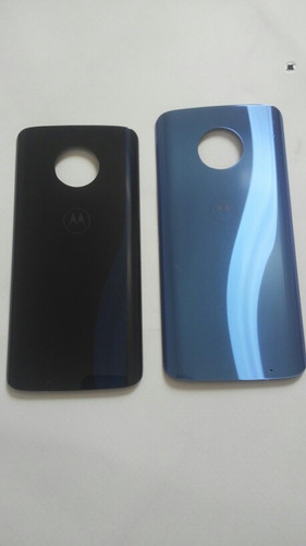 Tampa.traseira.moto.g6.plus.de.vidro.azul.topazio E Indigo.