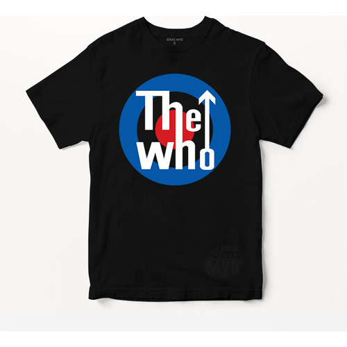 Remera The Who (negra:) Ideas Mvd