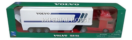 Volvo Fh16 - Camión Semirremolque 5 Ejes - Rb New Ray 1/32 Blanco Y Rojo