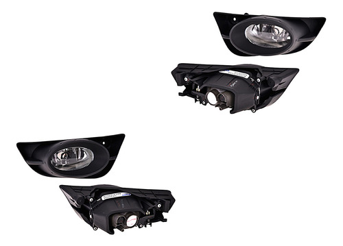 Jgo Faros Niebla Honda Fit 09-13 Depo