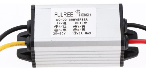 Convertidor Dc / Dc 20-60v Baje 12v 3a 36w Módulo De Fuente