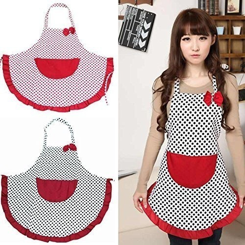 Hyzrz Lovely Lady Dot Coqueta Lienzo Funny Apron Restaurant