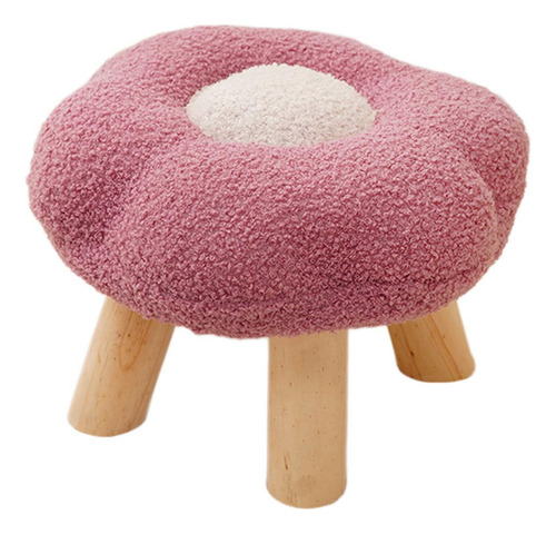 Taburete De Sofá Con Forma De Flor Otomana, Taburete De Pie