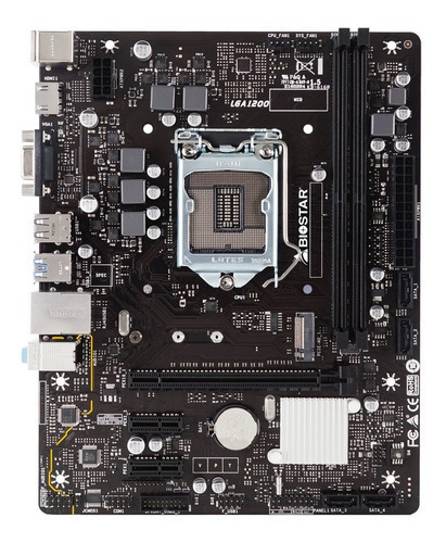 Placa-mãe Biostar P/ Intel 1200 H410mh 2xddr4 Matx