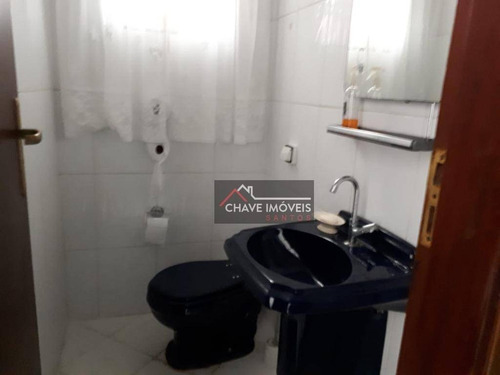 Sobreposta Alta Com 3 Dormitórios À Venda, 120 M² Por R$ 650.000 - Ponta Da Praia - Santos/sp - So0114