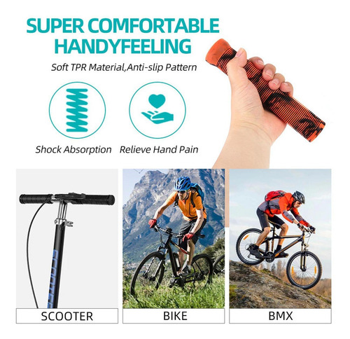 4 X 2 Uds Empuñaduras De Manillar De Bicicleta Empuñaduras