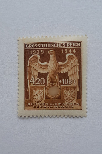 N°539. Bohemia Y Moravia. 1944. Protectorado Boh Y Mor (sc) (Usado)