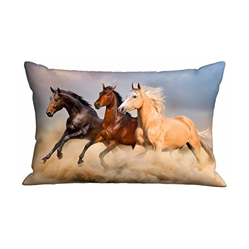 Fundas De Almohada De Decoración Hogar Caballos Corrie...